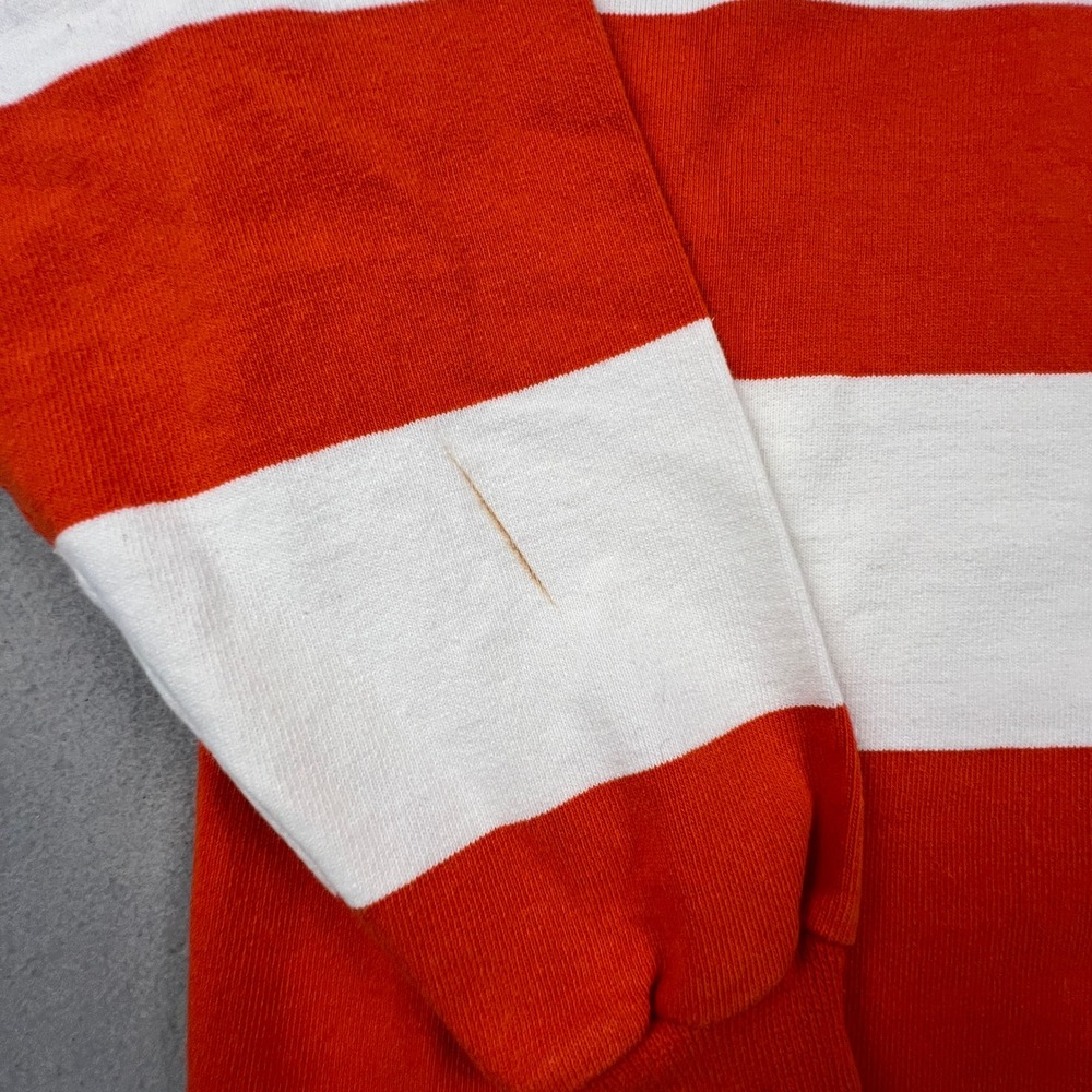 Barbarian Rugby Shirt Mens Medium Orange White Lacrosse Chagrin Falls NWOT - Picture 14 of 16